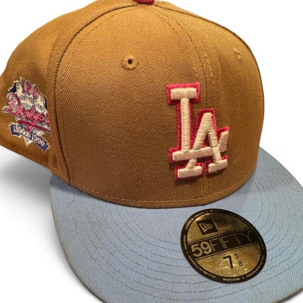 LA Dodgers New Era 59FIFTY 100th Anniversary Hat 7 3/8